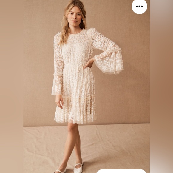 BHLDN needle and thread Annie sequined mini dress - Picture 3 of 16